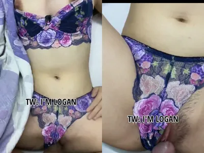 Phang em người yêu vú bự trong bộ đồ lót tím mới tặng