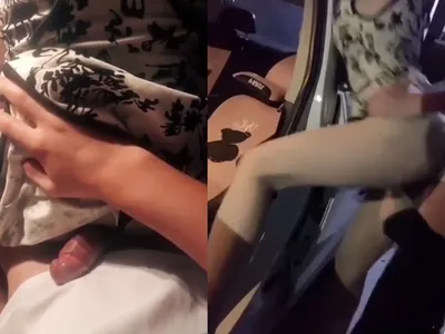 Bạn gái dáng nuột cưỡi ngựa nhấp nhả cực sướng trong ô tô