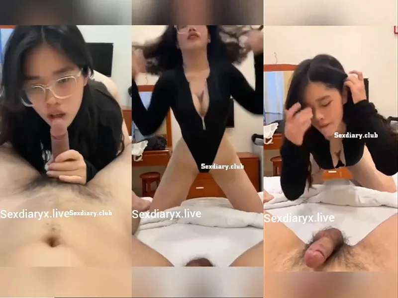 Em rau vú bự kính cận liếm của quý điêu luyện